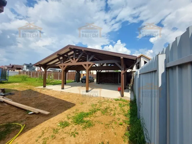Деревянный навес ЭРМИТАЖ — Фото 2