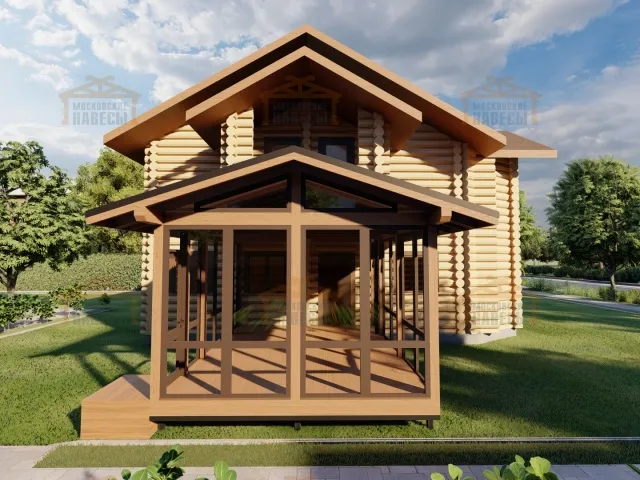 ВЕРАНДА К ДОМУ ЭДЕЛЬВЕЙС — Фото 3