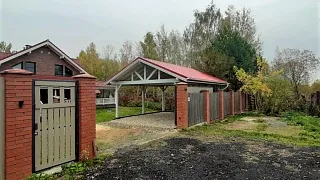 Навес для двух машин КАНТРИ - миниатюра