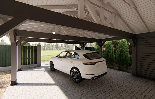 Навес из клееного бруса СУЛТАН — Фото 7