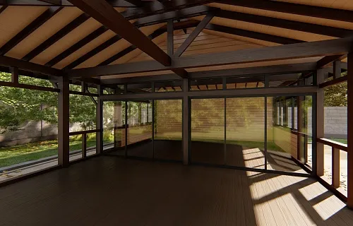 Застекленная беседка ГРАФСКАЯ ПРИСТАНЬ XL — Фото 8