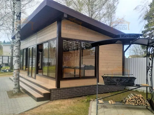 Застекленная беседка КОФЕЙНАЯ — Фото 3