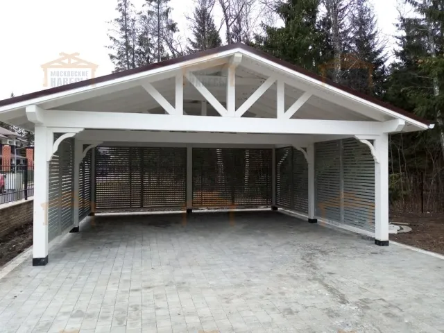 Навес для двух машин НАПОЛЕОН 2.0 — Фото 4