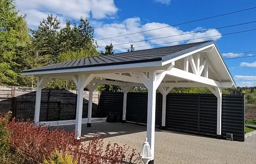 Навес для двух машин КАНТРИ — Фото 2