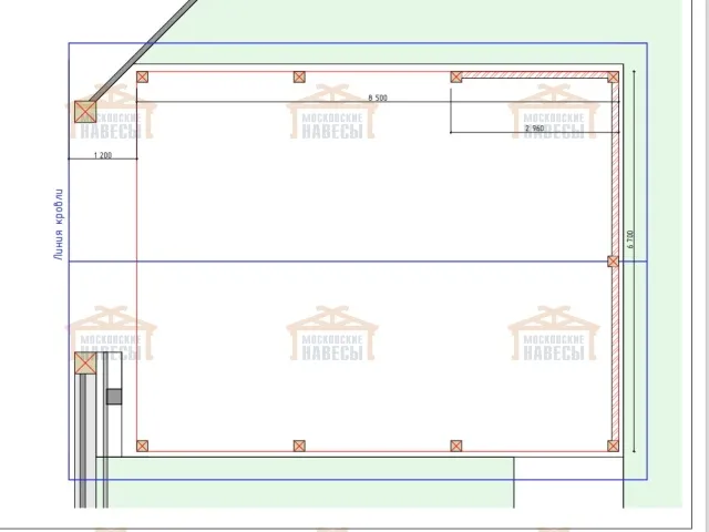 Навес из клееного бруса СУЛТАН — Фото 8