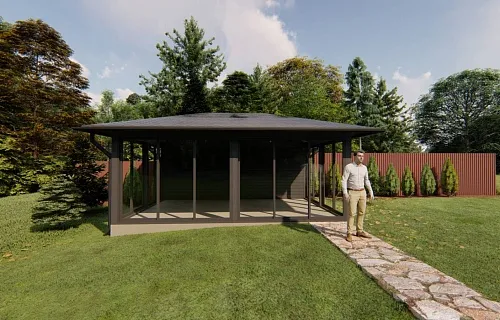 Застекленная беседка ЧАЙКА 2.0 — Фото 10