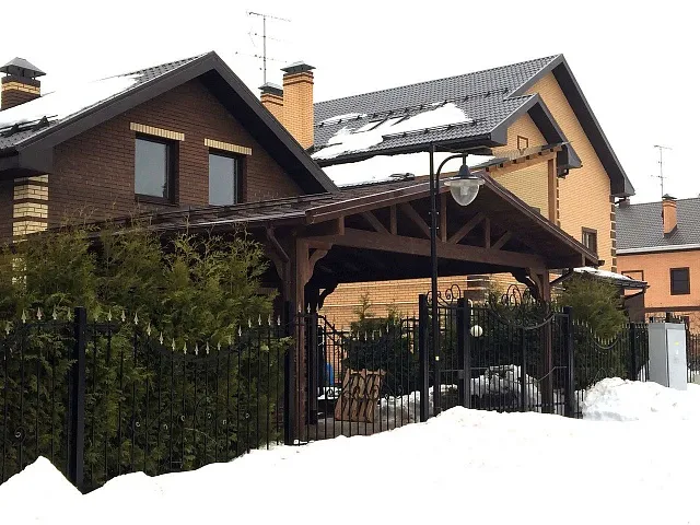 «Деревянный навес к дому для двух машин №16 Московская область КП Светлогорье» — отзыв