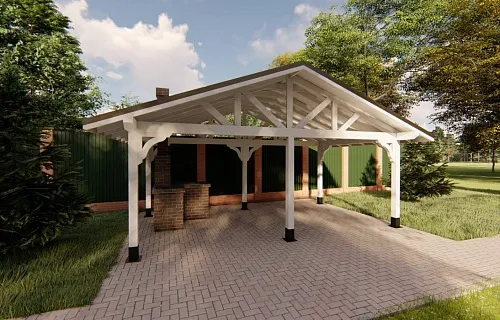 НАВЕС ДЛЯ БАРБЕКЮ ЭДЕМ 2 — Фото 6