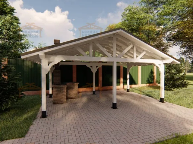 НАВЕС ДЛЯ БАРБЕКЮ ЭДЕМ 2 — Фото 6