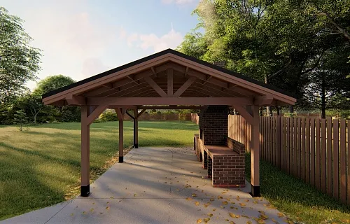 НАВЕС ДЛЯ БАРБЕКЮ ГЕНЕРАЛЬСКИЙ — Фото 6