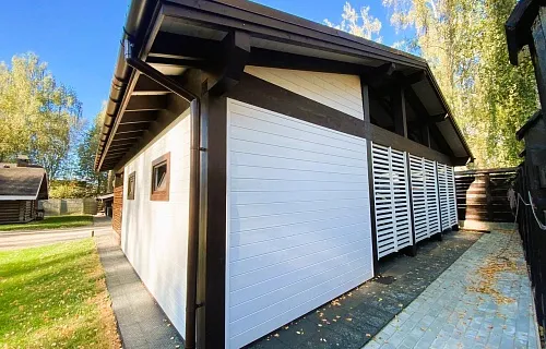 Навес для четырех авто с хозблоком АРНОЛЬД — Фото 4