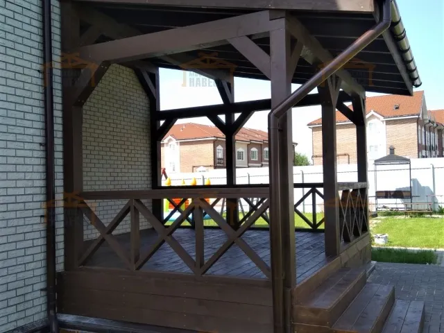 ВЕРАНДА К ДОМУ ЛЕСНАЯ — Фото 2