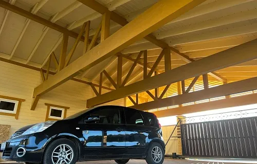 Навес для двух машин с хозблоком ВИКИНГ 2.0 — Фото 5