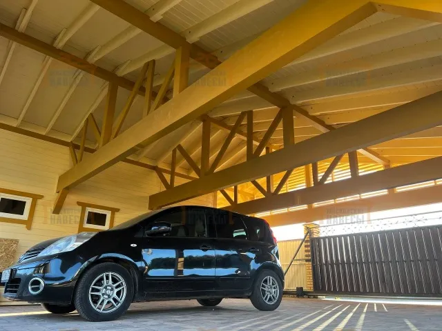 Навес для двух машин с хозблоком ВИКИНГ 2.0 — Фото 5