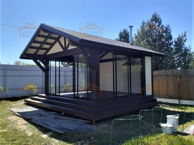 Застекленная беседка МОНТАНА 3.0 — Фото 6