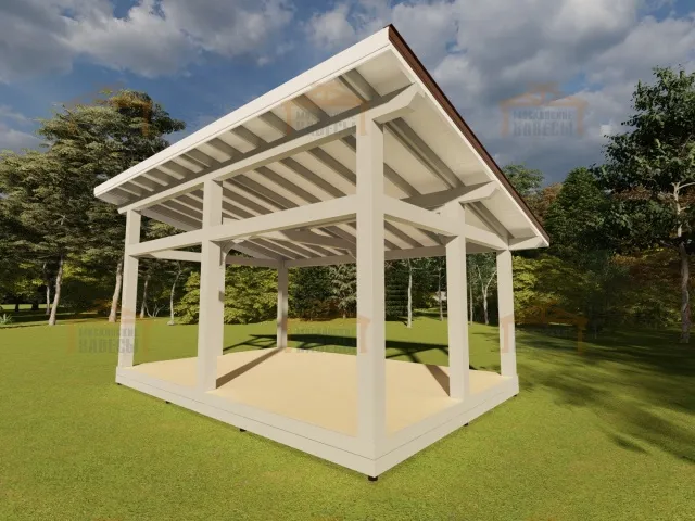 НАВЕС-БЕСЕДКА МИЛАН — Фото 3