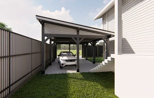 Навес односкатный для автомобилей ОСТИН — Фото 8