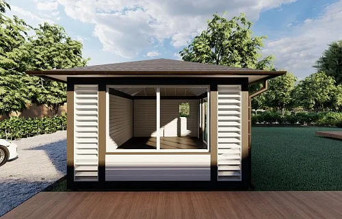 Застекленная беседка АКВИТАНИЯ — Фото 4