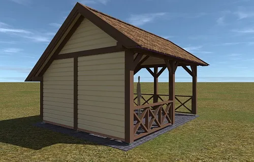 НАВЕС-БЕСЕДКА АТЛАНТ — Фото 4