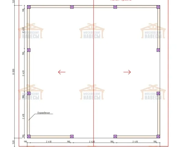 НАВЕС-БЕСЕДКА АРКТИКА — Фото 7