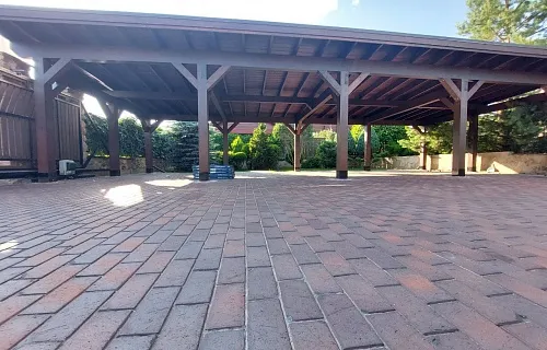 Односкатный навес для автомобилей ЛЕОН — Фото 5