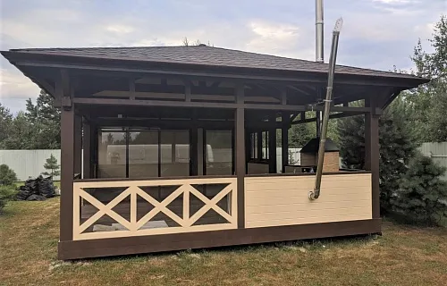 Застекленная беседка ГРАФСКАЯ ПРИСТАНЬ — Фото 2