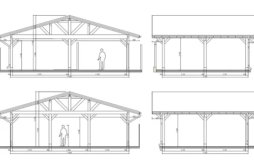 Деревянный навес ЭРМИТАЖ — Фото 6