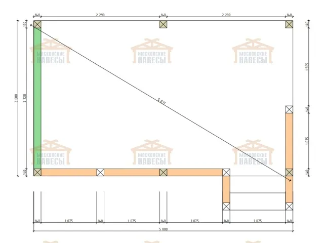 ВЕРАНДА К ДОМУ СТАНДАРТ — Фото 5