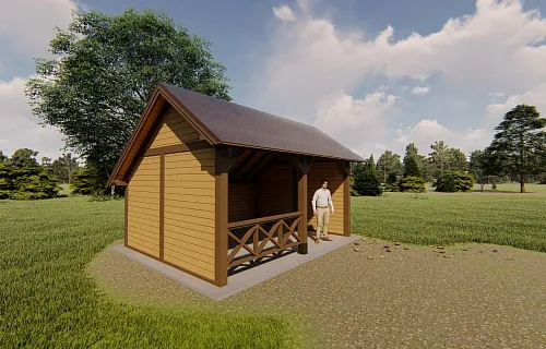 НАВЕС-БЕСЕДКА АТЛАНТ — Фото 5