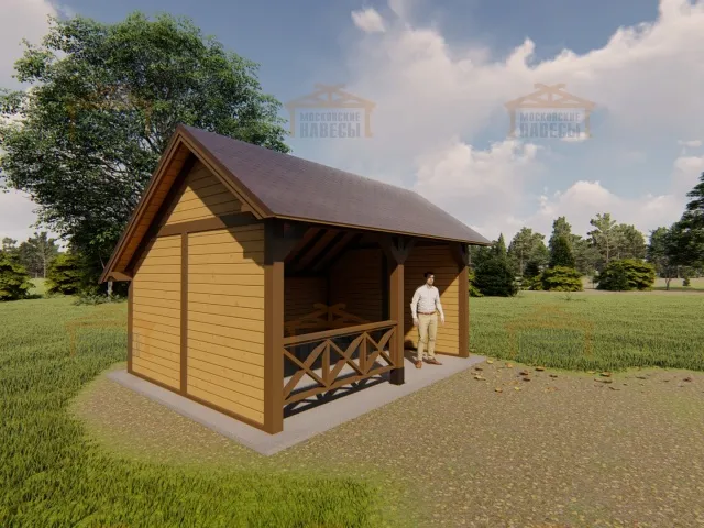 НАВЕС-БЕСЕДКА АТЛАНТ — Фото 5