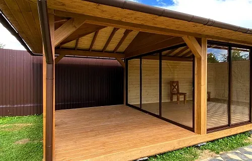 Застекленная беседка ТОСКАНА — Фото 4