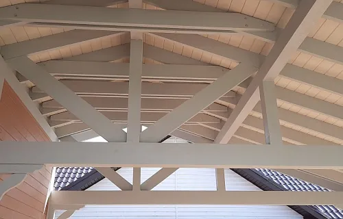 Навес для двух автомобилей с хозблоком КОНСУЛ 2.0 — Фото 5