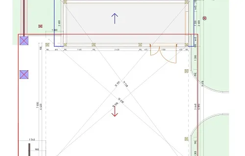 Навес для двух машин с хозблоком КОНАКОВО 2.0 — Фото 9