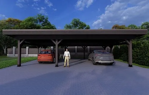 Навес для двух машин РОНДО 2.0 — Фото 3