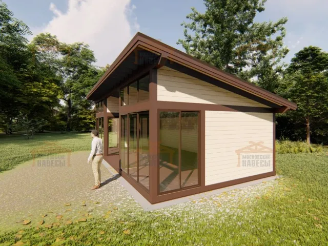 Застекленная беседка КАМЕЯ 2.0 — Фото 5