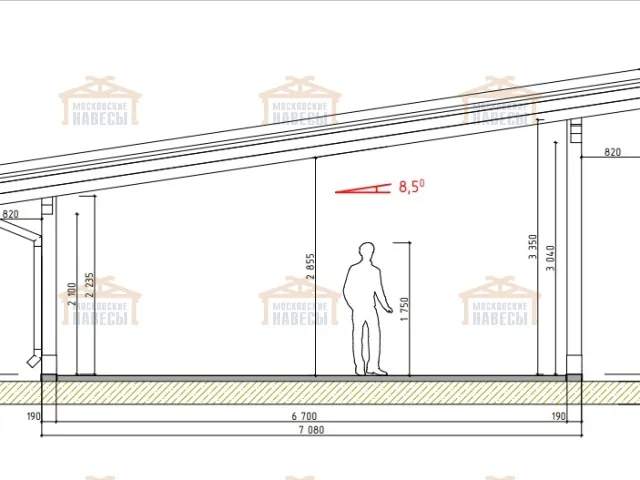 Навес для машин ГЭЛАКСИ — Фото 14