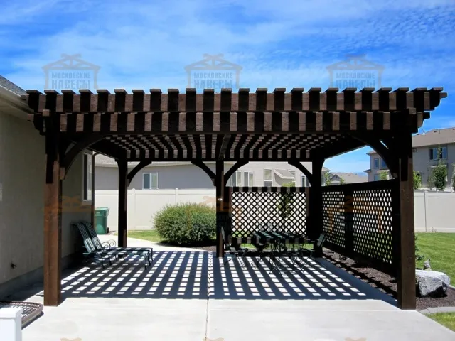 ДЕРЕВЯННАЯ ПЕРГОЛА №1 — Фото 2