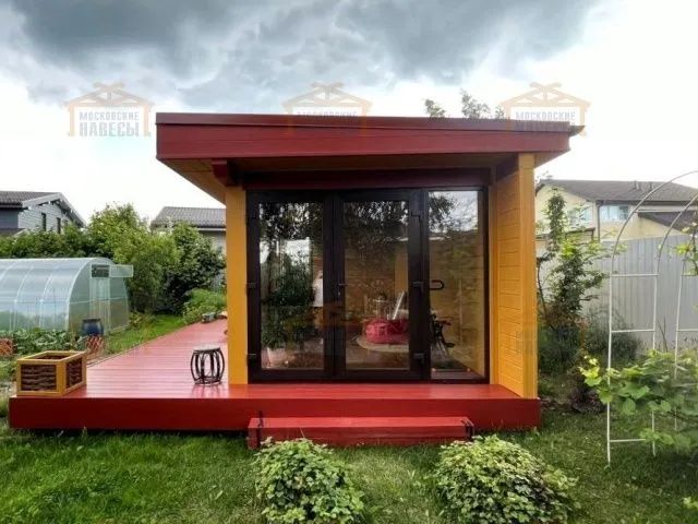 Застекленная беседка САДОВЫЙ ОФИС — Фото 4
