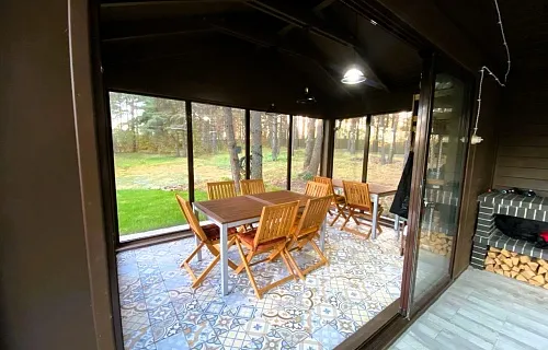 Застекленная беседка БУРЕВЕСТНИК 2.0 — Фото 6