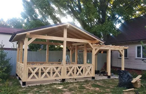 НАВЕС-БЕСЕДКА АДРИЯ — Фото 2