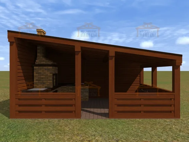 НАВЕС ДЛЯ БАРБЕКЮ ВИНДЗОР — Фото 4