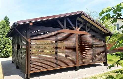 Навес для двух машин НАПОЛЕОН 2.0 — Фото 2