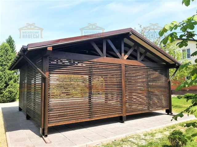Навес для двух машин НАПОЛЕОН 2.0 — Фото 2