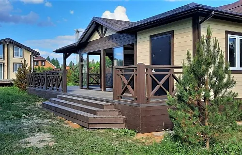 Застекленная беседка с хозблоком САКСОНИЯ 2.0 — Фото 6