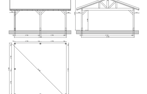 Навес для двух машин КАНТРИ — Фото 16