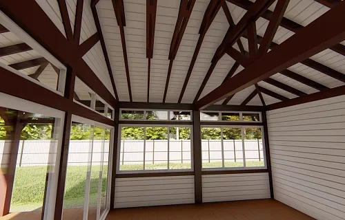 Застекленная беседка ГРАФСКАЯ ПРИСТАНЬ 3.0 — Фото 9