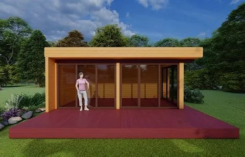 Застекленная беседка САДОВЫЙ ОФИС — Фото 8