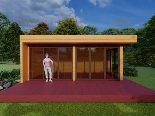 Застекленная беседка САДОВЫЙ ОФИС — Фото 8