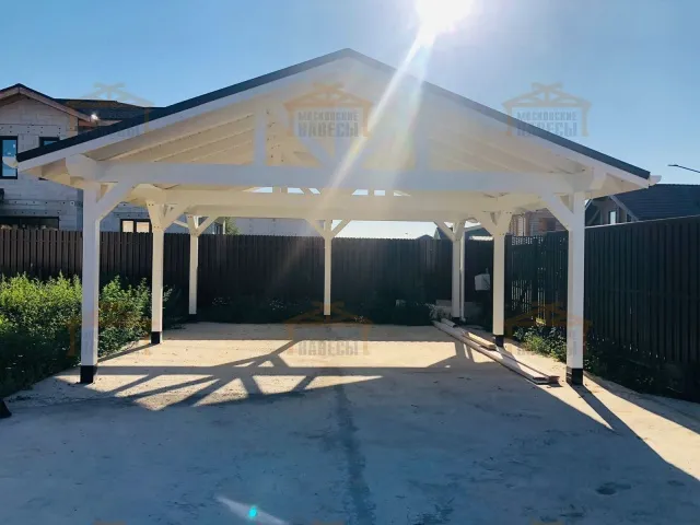 Навес для двух машин КАНТРИ — Фото 5