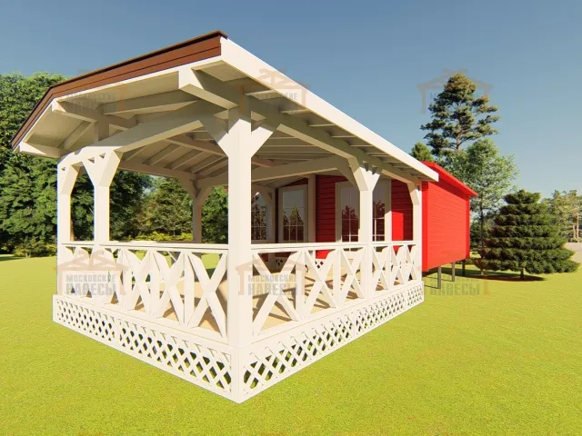 ВЕРАНДА К ДОМУ СВЕТЛАЯ — Фото 4